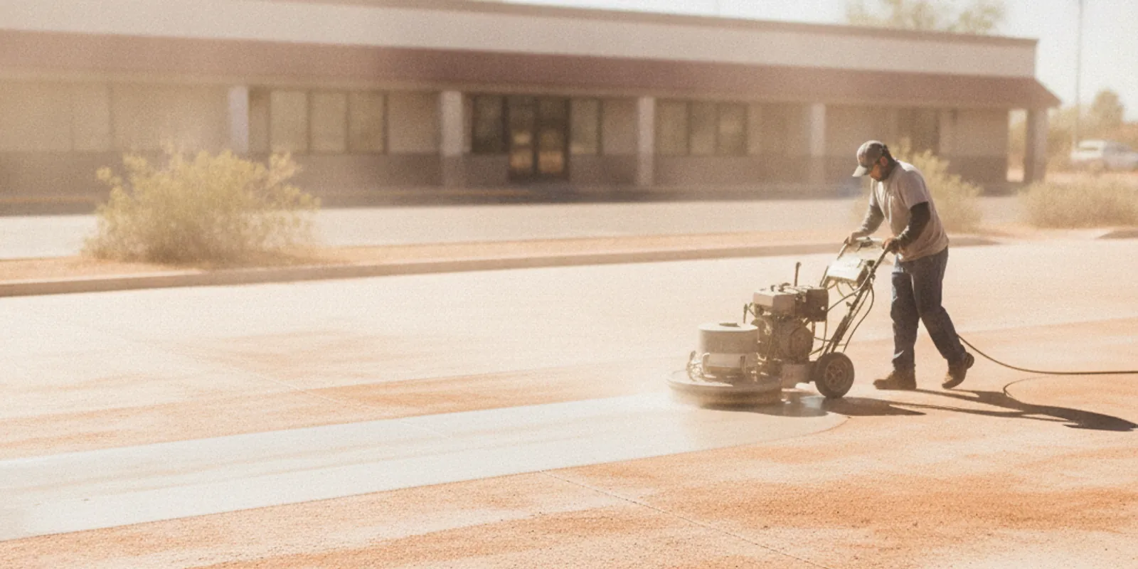 Parking Lot & Flatwork Cleaning in El Paso, TX